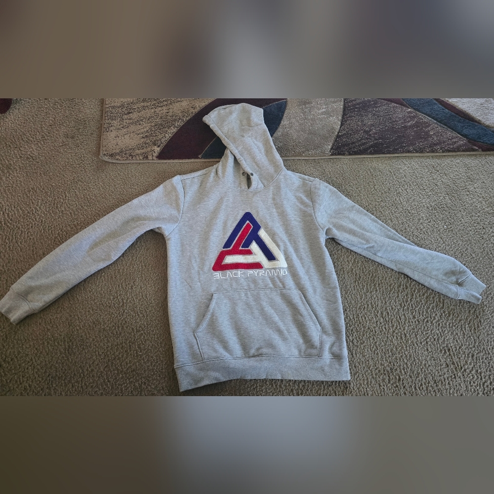 Gray‎ Hoodie by Black Pyramid